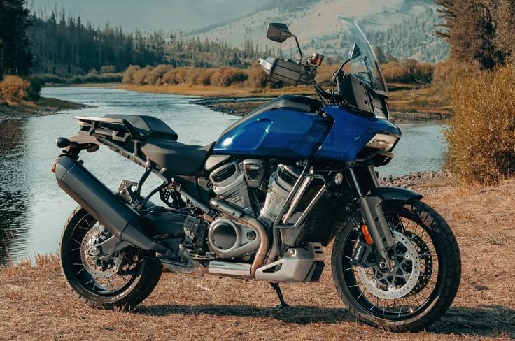 The Pan America 1250 Special (Rs 25.10 lakh) is H-D Harley-Davidson Pan America 1250 Special front right static in field